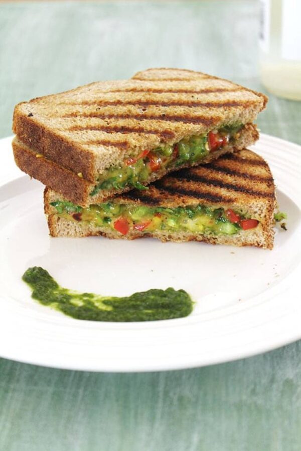Cheese Chilly Grilled Sandwich