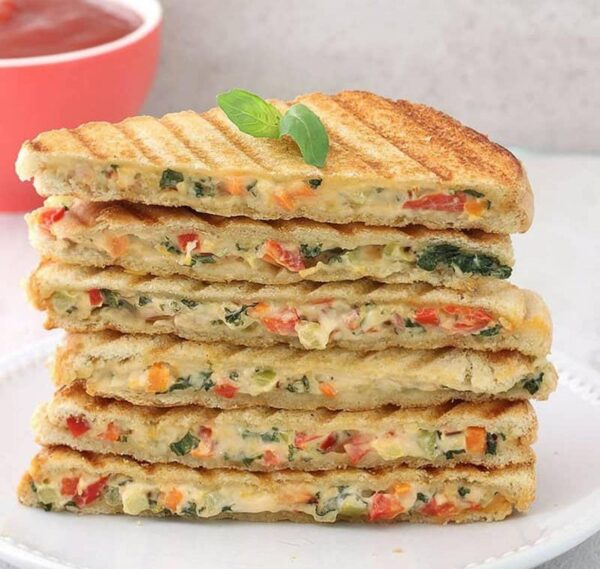 Veg Cheese Mayo Grilled Sandwich